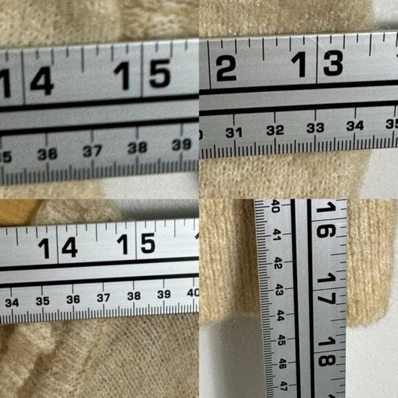 Sezane Mila Jumper Knit Sweater Square Neck Ruffle Mohair Merino Wool French XS - Picture 9 of 10